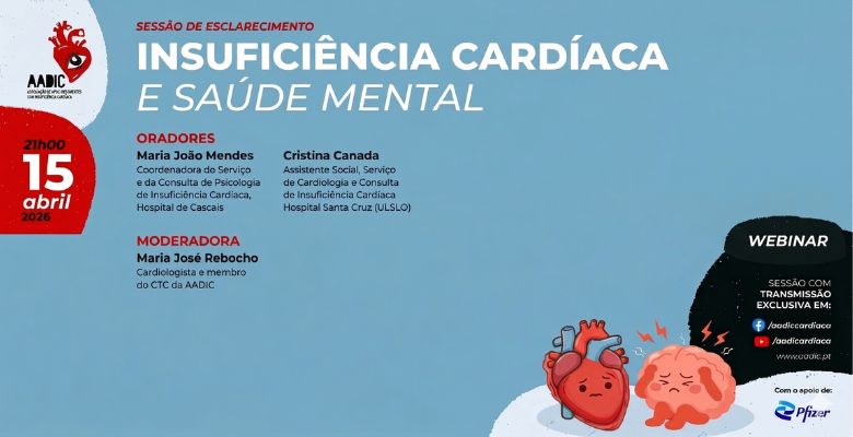 Saúde mental na insuficiência cardíaca em webinar